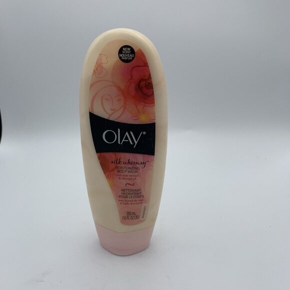Olay Silk Whimsy Moisturizing Body Wash with Rose Extract & Almond Oil 295mL - Picture 1 of 5